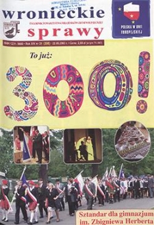 Wronieckie Sprawy 2003.05.22 R.14 Nr20(300)