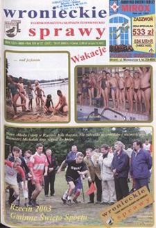 Wronieckie Sprawy 2003.07.10 R.14 Nr27(307)