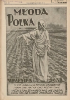 Młoda Polka : pismo poświęcone polskiej młodzieży żeńskiej 1931.09 R.12 Nr9