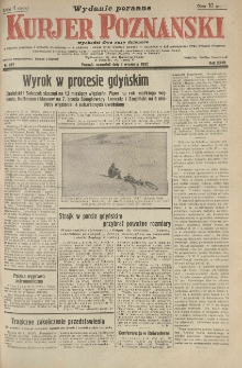 Kurier Poznański 1932.09.01 R.27 nr397