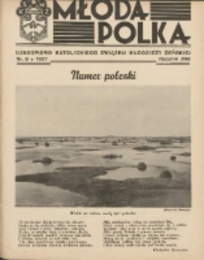 Młoda Polka : pismo poświęcone polskiej młodzieży żeńskiej 1937.08 R.18 Nr8