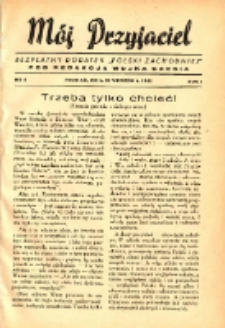 M&oacute;j Przyjaciel : bezpłatny dodatek "Polski Zachodniej" pod redakcją wujka Czesia 1945.09.30 R.1 Nr4