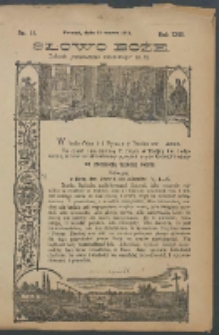 Słowo Boże: dodatek do Przewodnika Katolickiego R.17. 1914 Nr.11