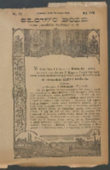Słowo Boże: dodatek do Przewodnika Katolickiego R.19. 1914 Nr.22