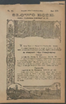 Słowo Boże: dodatek do Przewodnika Katolickiego R.17. 1914 Nr.23