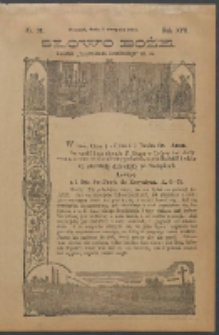Słowo Boże: dodatek do Przewodnika Katolickiego R.17. 1914 Nr.31