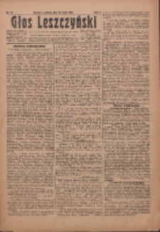 Głos Leszczyński 1920.05.29 R.1 Nr71