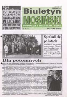 Biuletyn Mosiński 2000.09 Nr9(88)