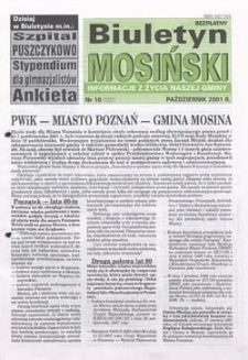 Biuletyn Mosiński 2001.10 Nr10(101)