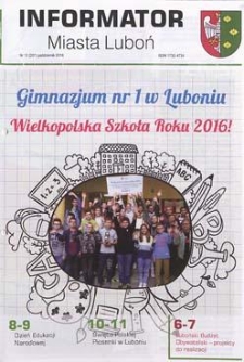 Informator Miasta Luboń 2016.10 Nr10(201)