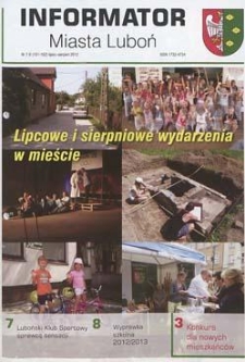 Informator Miasta Luboń 2012.07/08 Nr7-8(151-152)