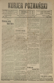 Kurier Poznański 1918.08.04 R.13 nr 177