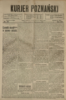 Kurier Poznański 1918.08.14 R.13 nr 185