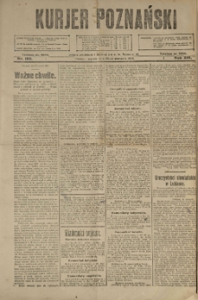 Kurier Poznański 1918.08.23 R.13 nr 192