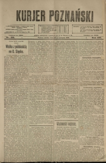 Kurier Poznański 1918.08.28 R.13 nr 196