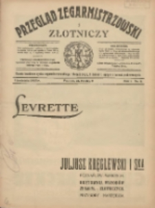 Przegląd Zegarmistrzowski i Złotniczy : gazeta handlowa rynku zegarmistrzowskiego, złotniczego, biżuterii, optyki i branż pokrewnych 1925.04.01 R.1 Nr3