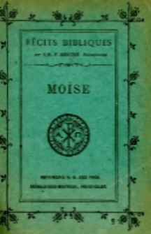 Récits bibliques. No V: Moïse