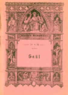 Récits bibliques. No VIII: Saül