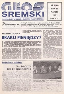 Głos Śremski 1987.03 R.4 Nr3(33)
