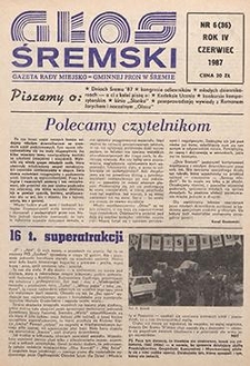 Głos Śremski 1987.06 R.4 Nr6(36)