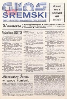 Głos Śremski 1988.06 R.5 Nr6(48)