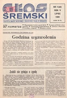 Głos Śremski 1988.07 R.5 Nr7(49)
