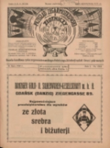 Przegląd Zegarmistrzowski i Złotniczy : gazeta handlowa rynku zegarmistrzowskiego, złotniczego, biżuterii, optyki i branż pokrewnych 1926.07.15 R.2 Nr13/14