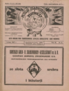 Przegląd Zegarmistrzowski i Złotniczy : gazeta handlowa rynku zegarmistrzowskiego, złotniczego, biżuterii, optyki i branż pokrewnych 1927.02.01 R.3 Nr 2