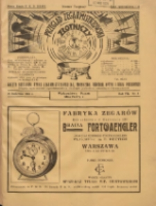 Przegląd Zegarmistrzowski i Złotniczy : gazeta handlowa rynku zegarmistrzowskiego, złotniczego, biżuterii, optyki i branż pokrewnych 1931.04.15 R.7 Nr8