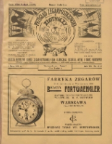 Przegląd Zegarmistrzowski i Złotniczy : gazeta handlowa rynku zegarmistrzowskiego, złotniczego, biżuterii, optyki i branż pokrewnych 1931.07.01 R.7 Nr12/13