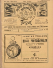 Przegląd Zegarmistrzowski i Złotniczy : gazeta handlowa rynku zegarmistrzowskiego, złotniczego, biżuterii, optyki i branż pokrewnych 1931.09.01 R.7 Nr16/17