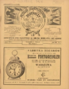 Przegląd Zegarmistrzowski i Złotniczy : gazeta handlowa rynku zegarmistrzowskiego, złotniczego, biżuterii, optyki i branż pokrewnych 1932.07.01 R.8 Nr7