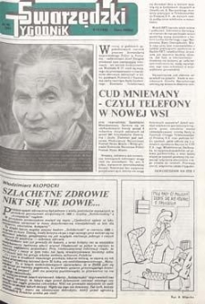 Tygodnik Swarzędzki 1992.10.08 Nr40(58)