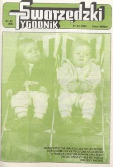 Tygodnik Swarzędzki 1992.12.31 Nr52(70)