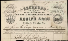 Pałac Działyńskich. Dowody wydatków z r.1873