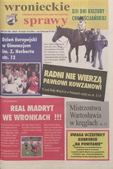 Wronieckie Sprawy 2004.04.01 R.15 Nr10(339)