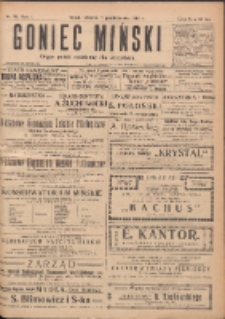 Goniec Miński: organ polski bezpartyjny dla wszystkich. 1919.10.07 R.1 Nr33