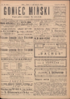 Goniec Miński: organ polski bezpartyjny dla wszystkich. 1919.10.08 R.1 Nr34