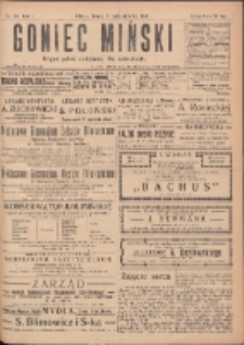 Goniec Miński: organ polski bezpartyjny dla wszystkich. 1919.10.08 R.1 Nr34