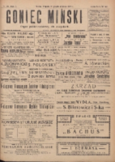 Goniec Miński: organ polski bezpartyjny dla wszystkich. 1919.10.10 R.1 Nr36