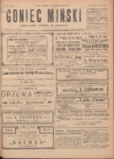 Goniec Miński: organ polski bezpartyjny dla wszystkich. 1919.10.22 R.1 Nr48