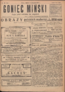 Goniec Miński: organ polski bezpartyjny dla wszystkich. 1919.11.08 R.1 Nr65
