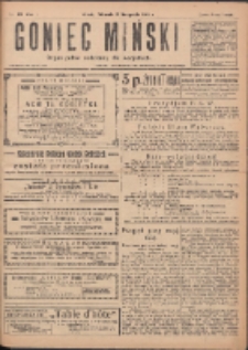 Goniec Miński: organ polski bezpartyjny dla wszystkich. 1919.11.11 R.1 Nr69
