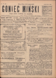 Goniec Miński: organ polski bezpartyjny dla wszystkich. 1919.11.18 R.1 Nr75