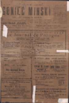 Goniec Miński: organ polski codzienny dla wszystkich. 1920.01.01 R.2 Nr116