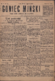 Goniec Miński: organ polski codzienny dla wszystkich. 1920.01.07 R.2 Nr121