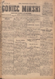 Goniec Miński: organ polski codzienny dla wszystkich. 1920.02.16 R.2 Nr160