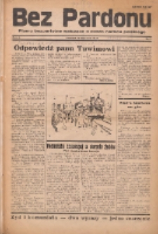 Bez Pardonu : pismo bezpartyjne walczące o dobro narodu polskiego 1937.01 R.2 Nr1