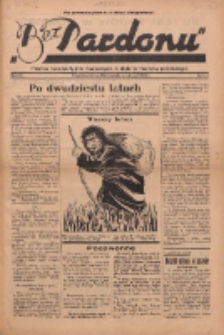 Bez Pardonu : pismo bezpartyjne walczące o dobro narodu polskiego 1939.02 R.4 Nr1/2