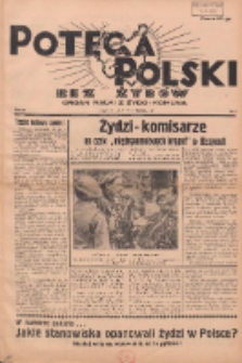 Potega Polski bez Żydów : tygodnik społeczno-gospodarczy 1937.01.17 R.2 Nr3